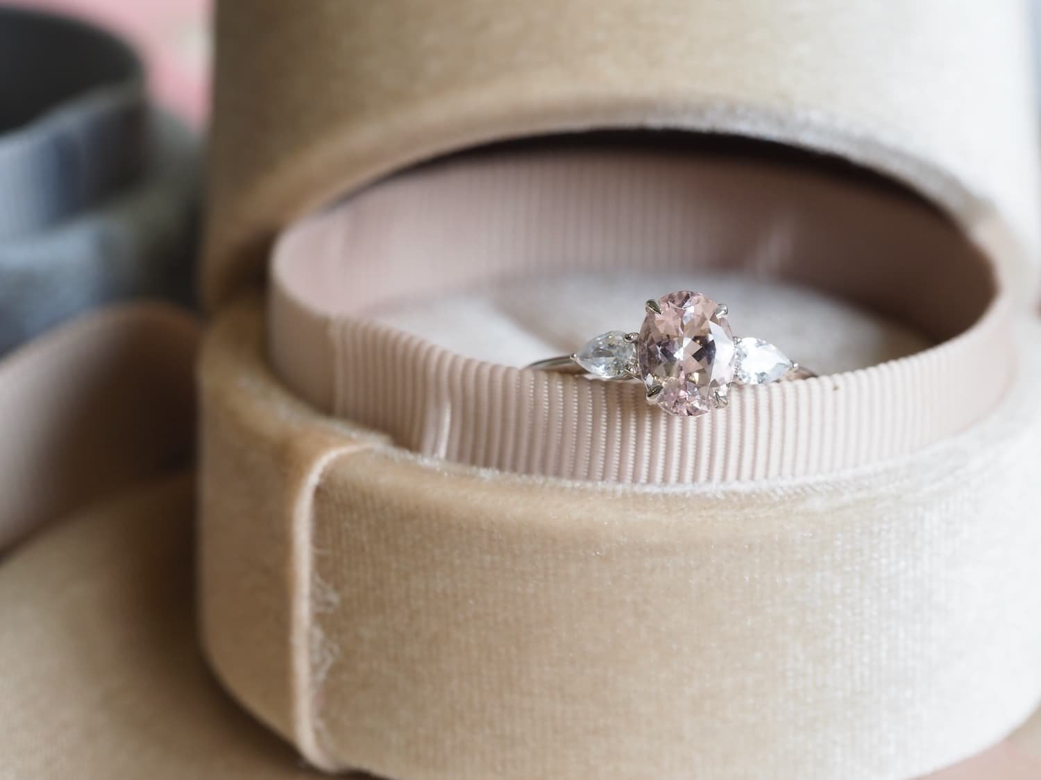 Lisa Morganite engagement rings