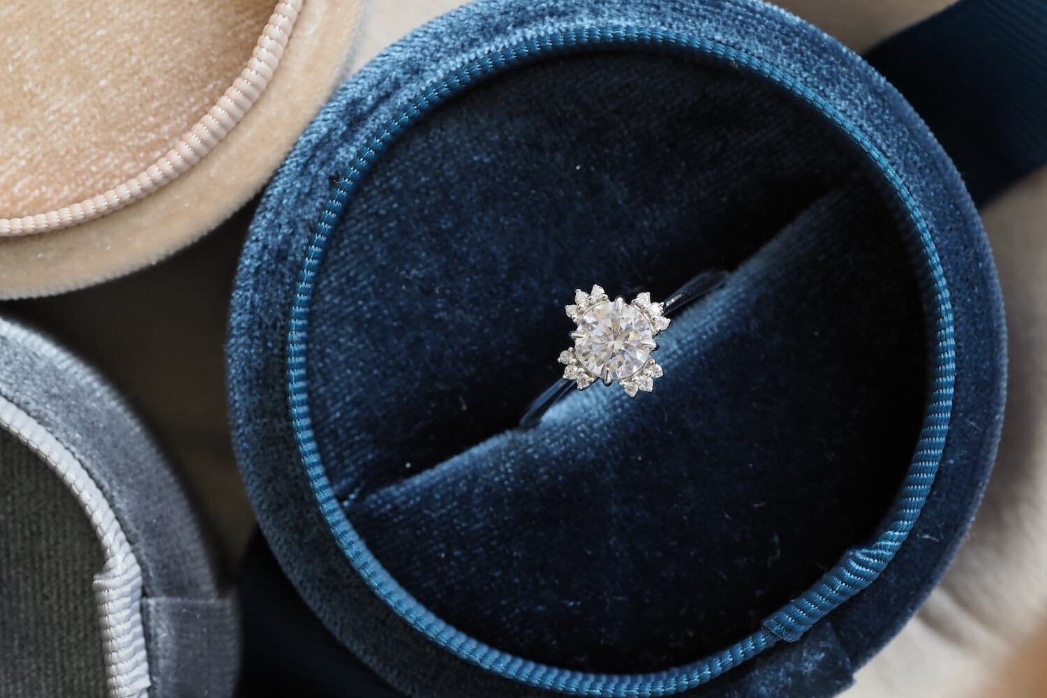 Chandelier Diamond Engagement Solitaire Ring