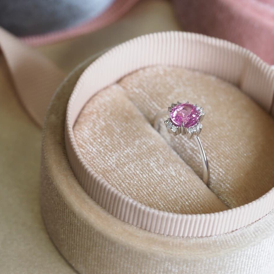 sapphire solitaire ring