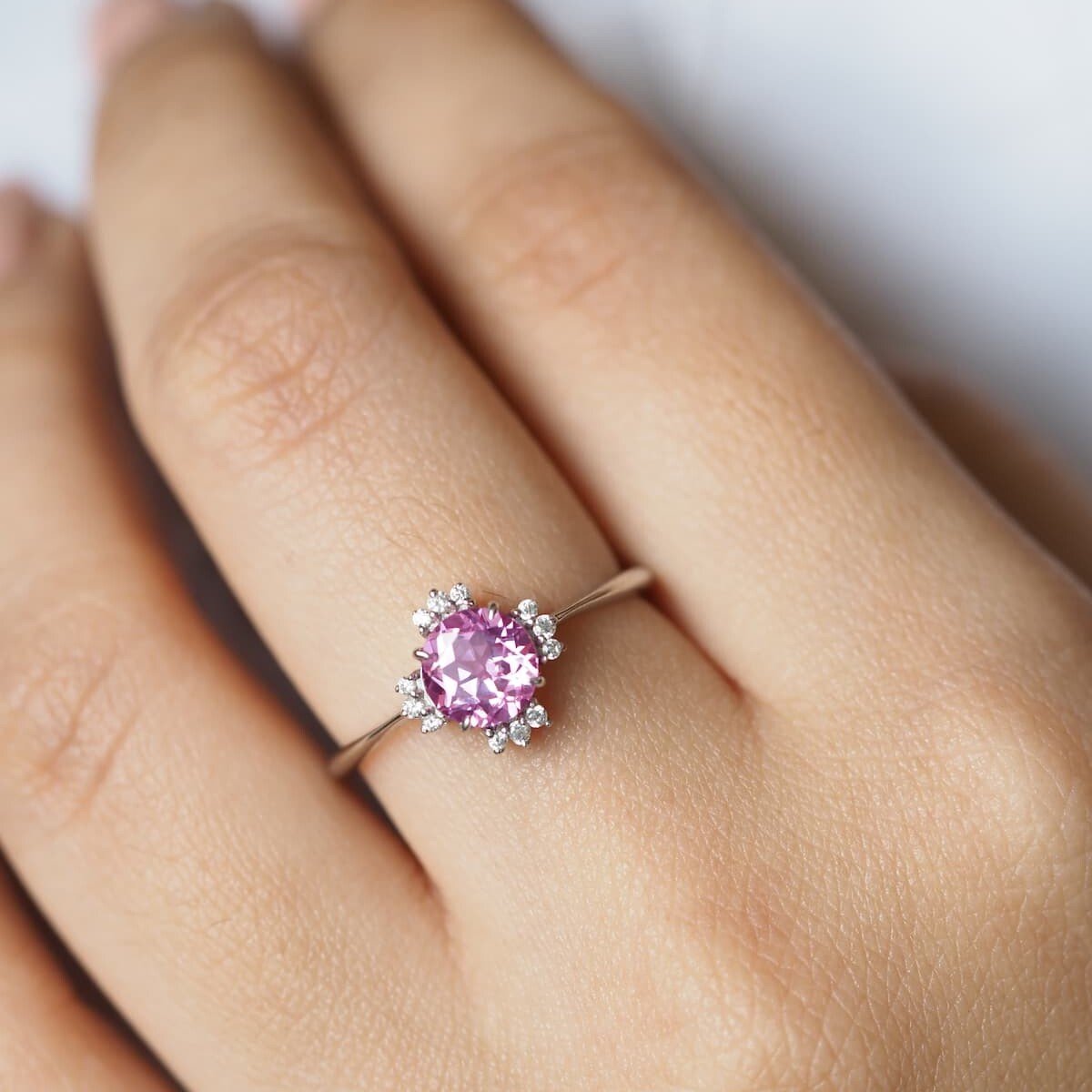 Pink Sapphire Ring