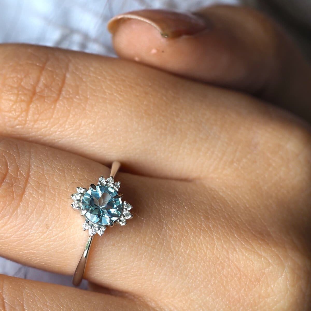 aquamarine ring