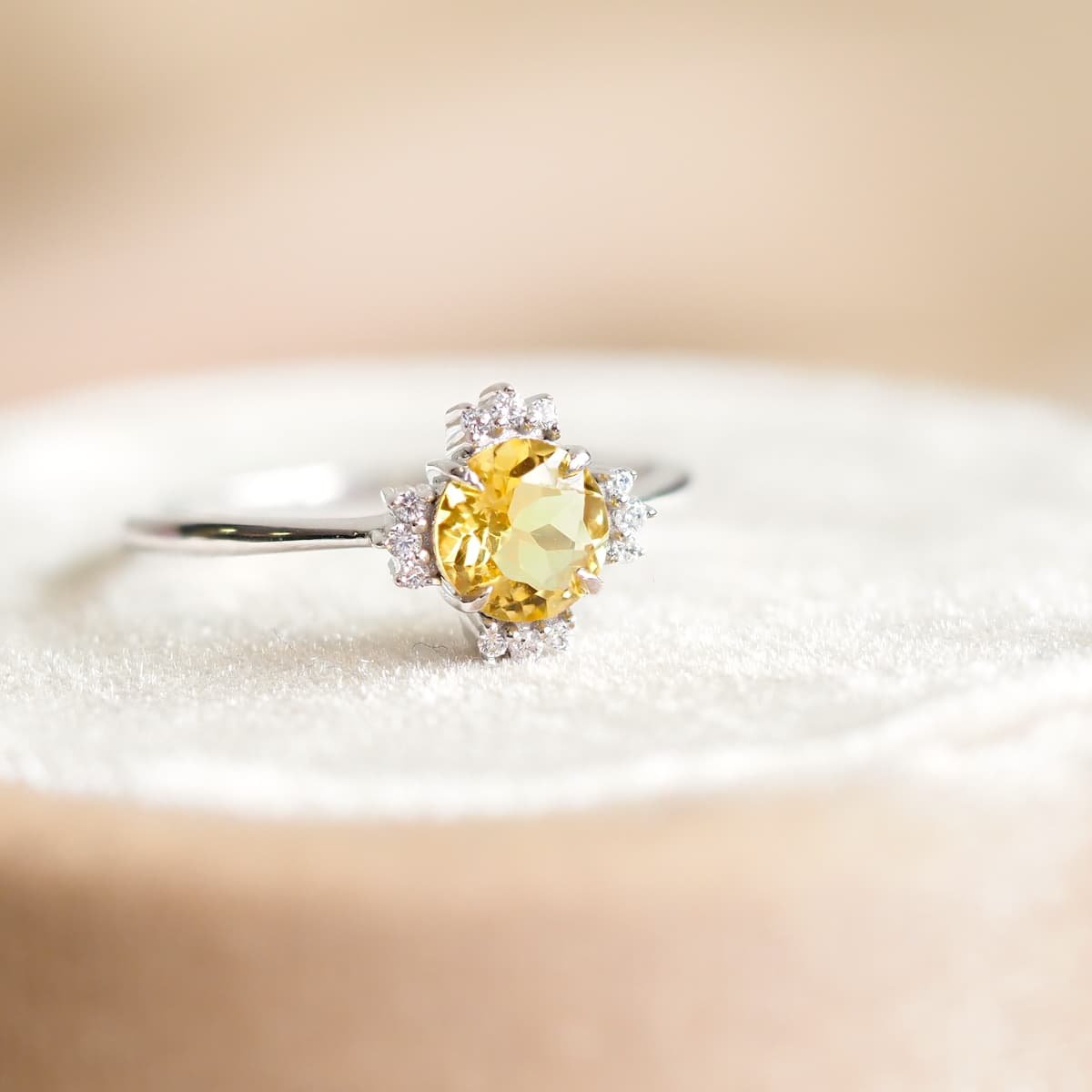Yellow Sapphire Ring Design
