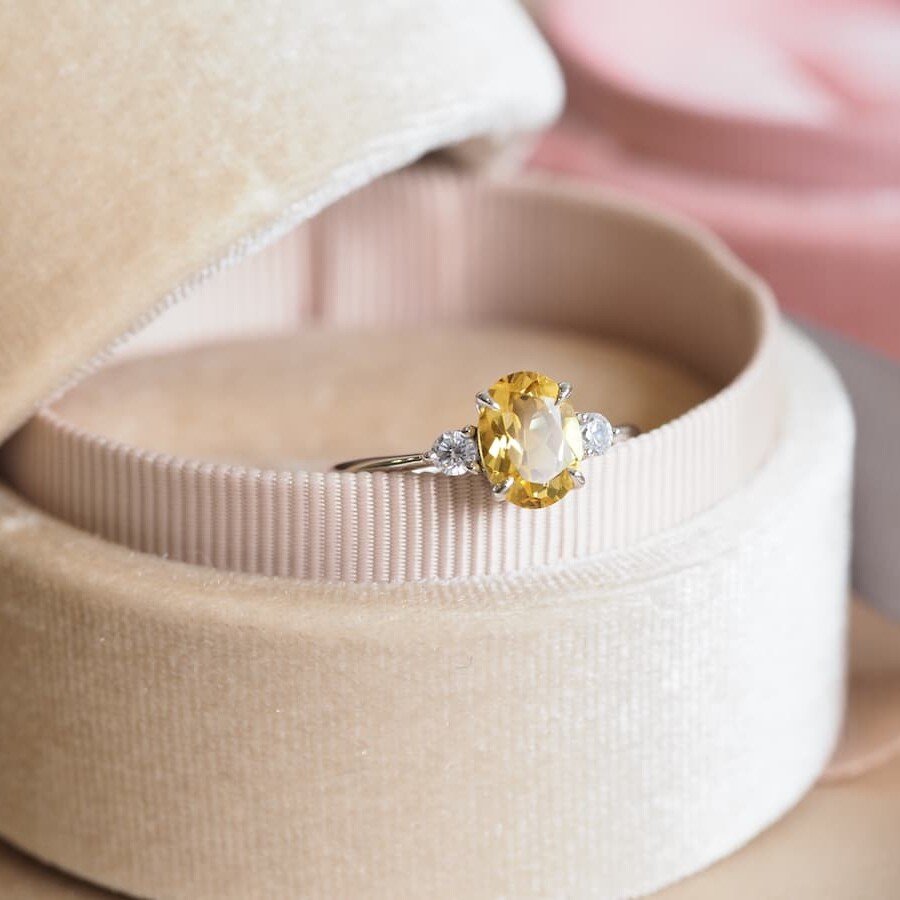 Emma Yellow Sapphire Ring