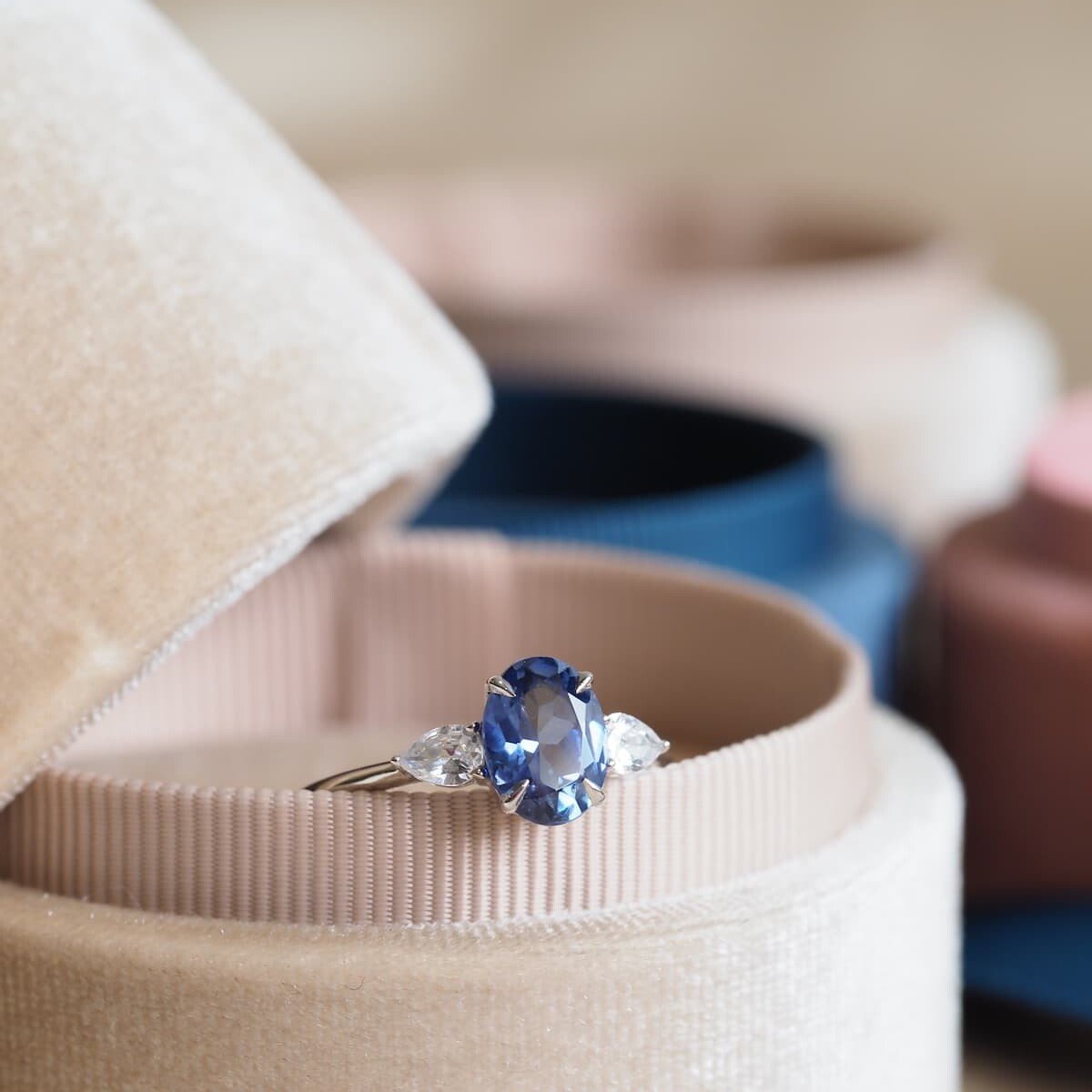 Lisa Blue Sapphire RIng