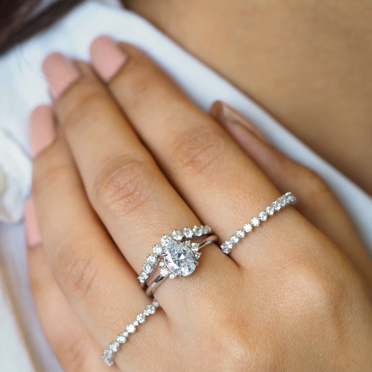 Sophia Diamond Engagement Ring (2 Carat) -14k White Gold