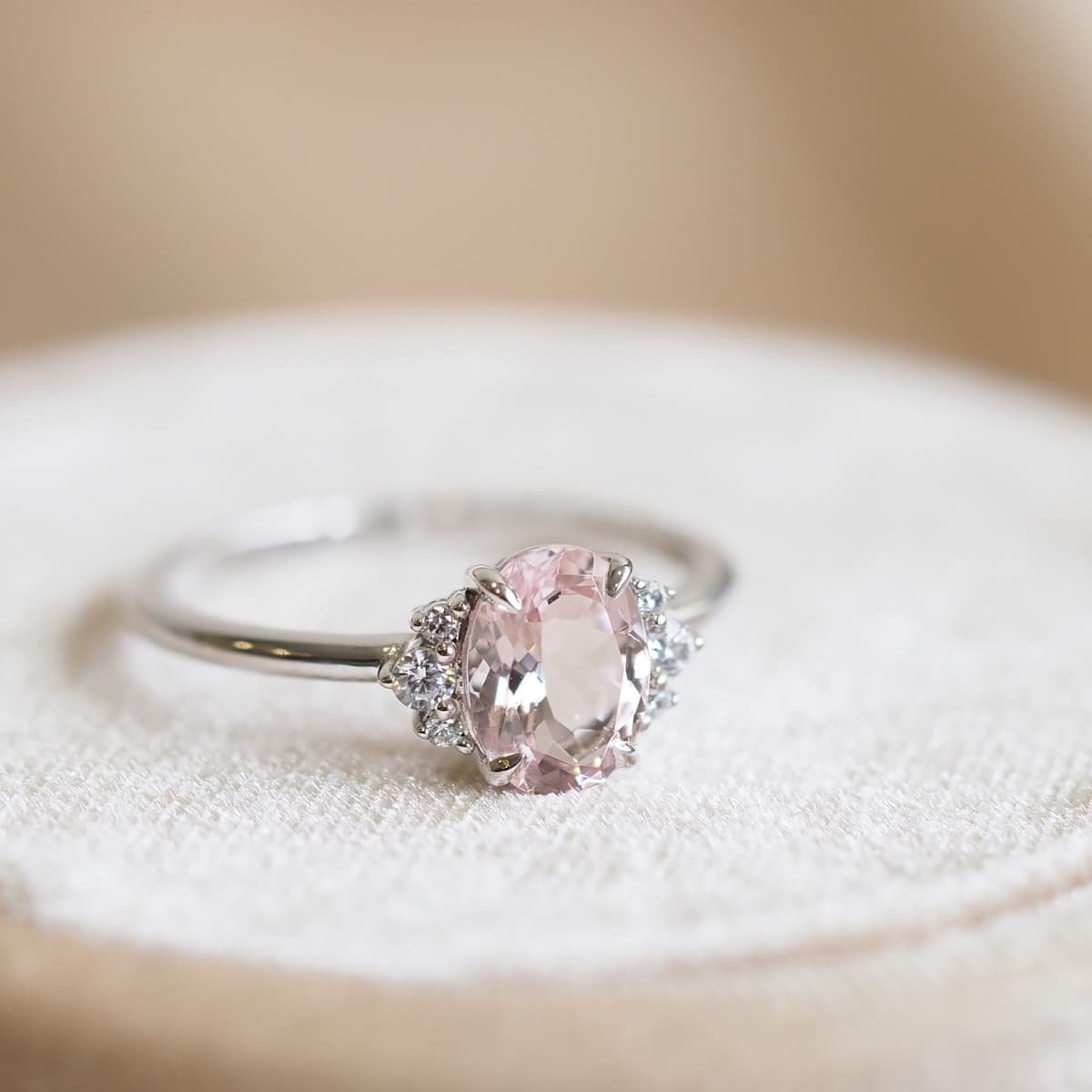 Sophia Pink Morganite Ring