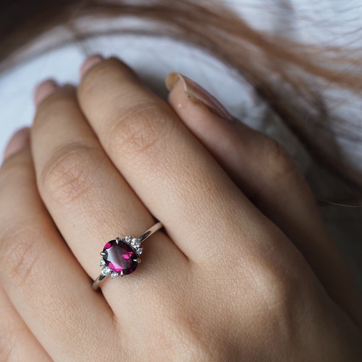 Sophia Rhodolite Ring