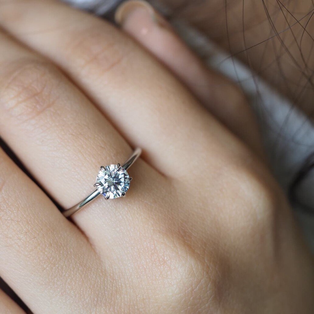 Zara Solitaire Diamond Ring Engagement Ring
